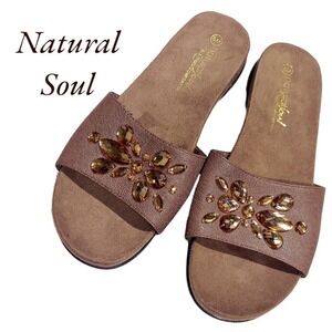 Natural Soul Like New Women's Sandals Size 8.5